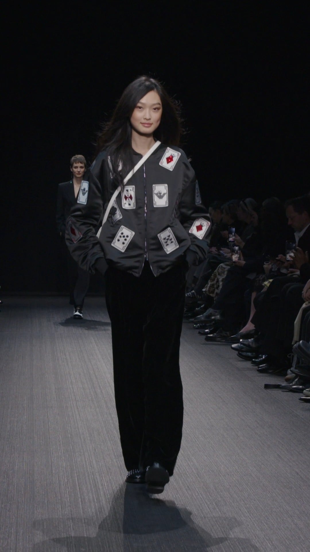 未使用級 18SS エンポリオアルマーニ ランウェイモデル チャイナジャケット