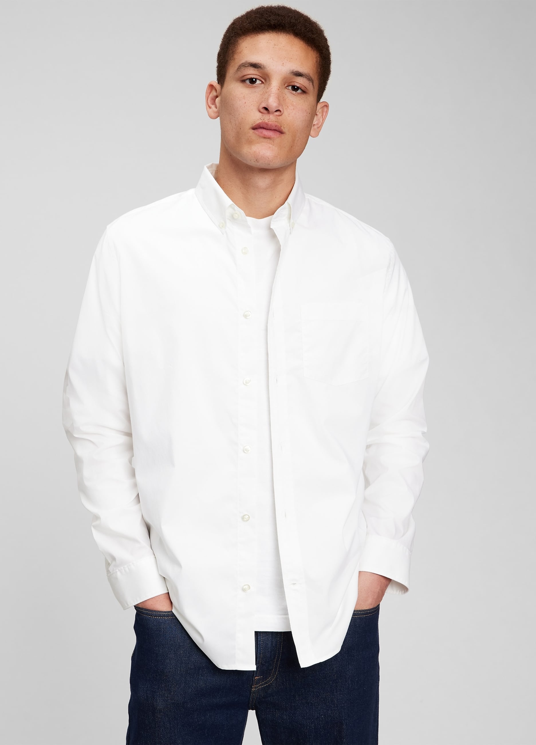 Camicia Regular Fit In Tessuto Coolmax®