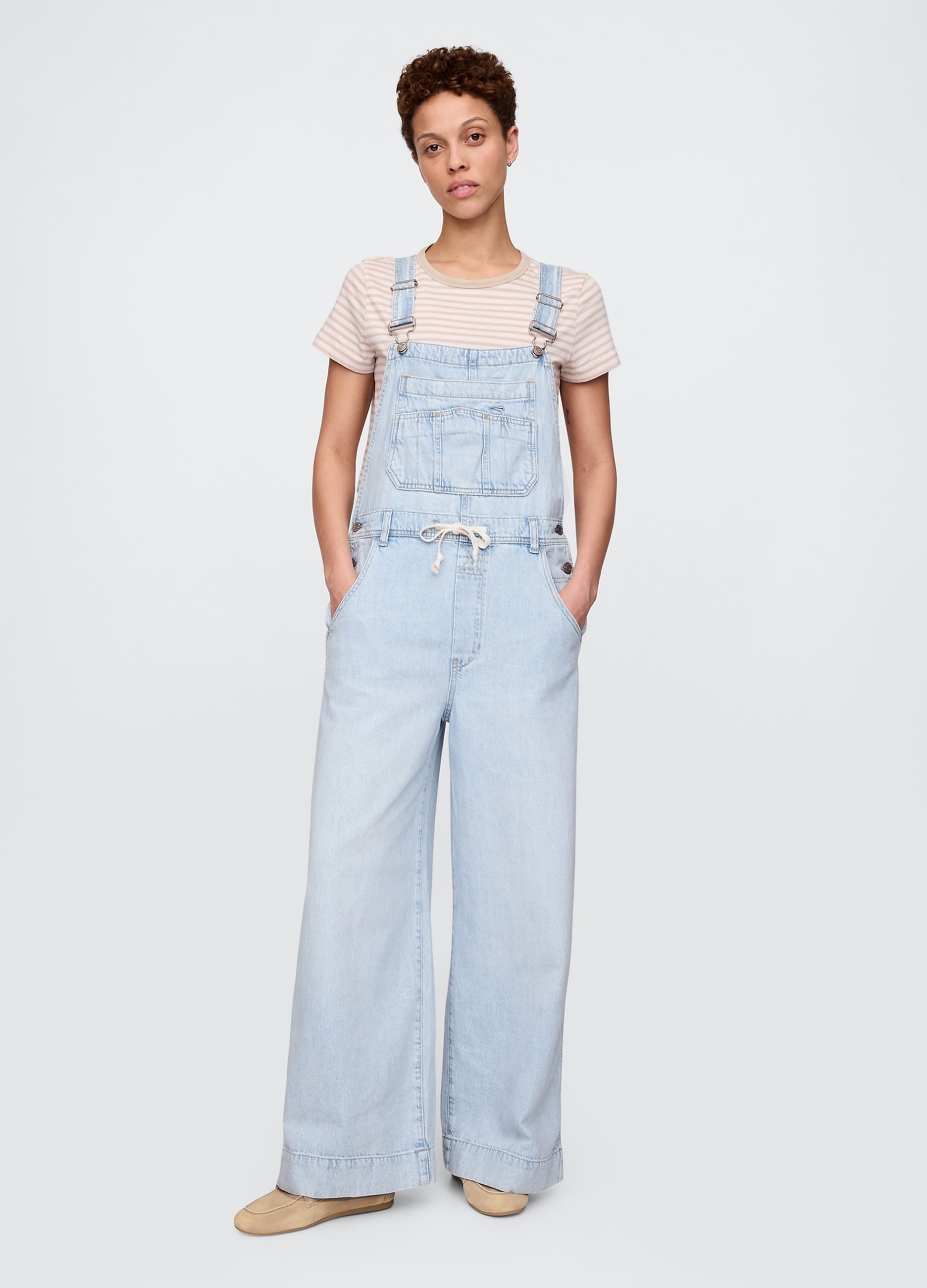 Salopette Denim Chiaro Gap
