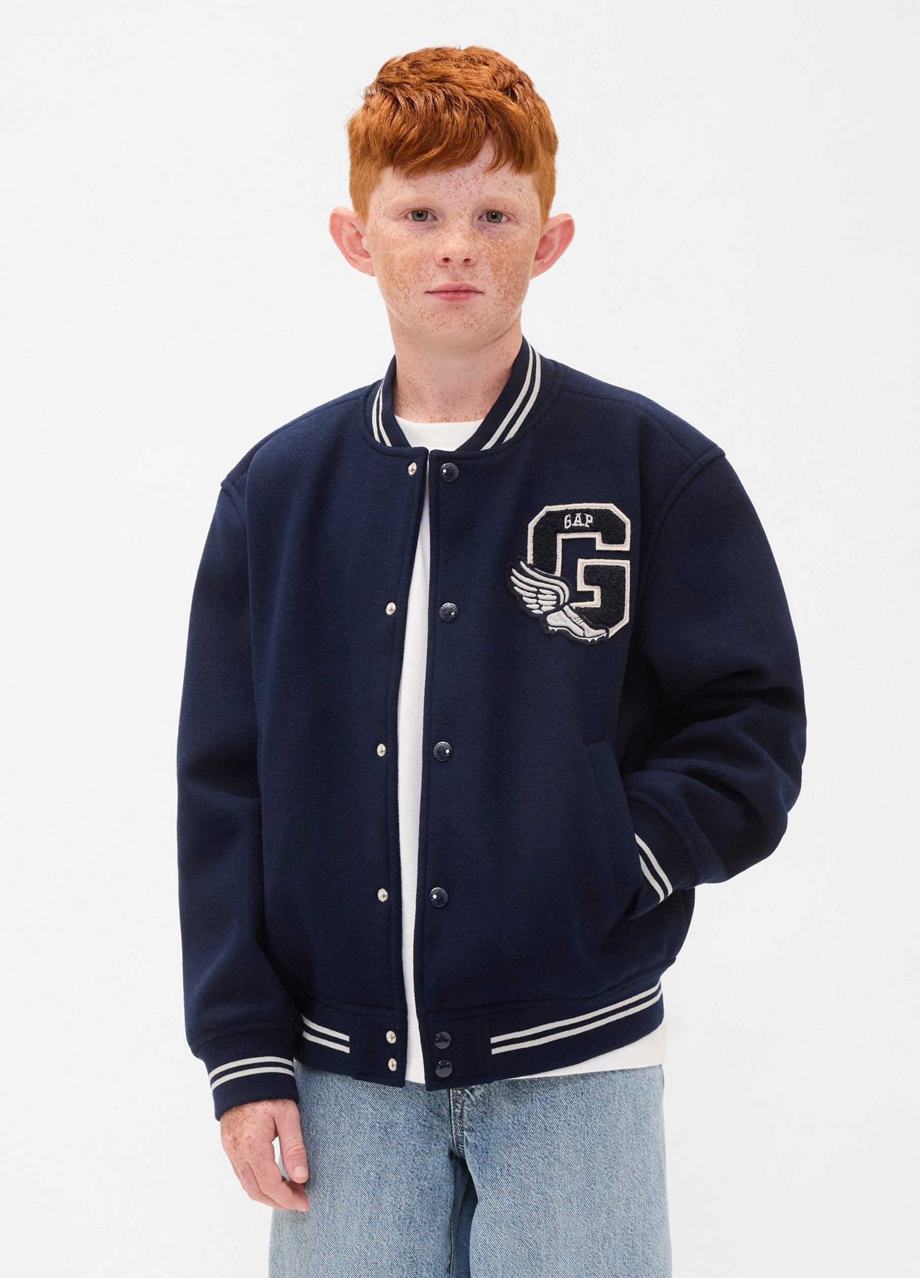 Bomber Con Logo Gap