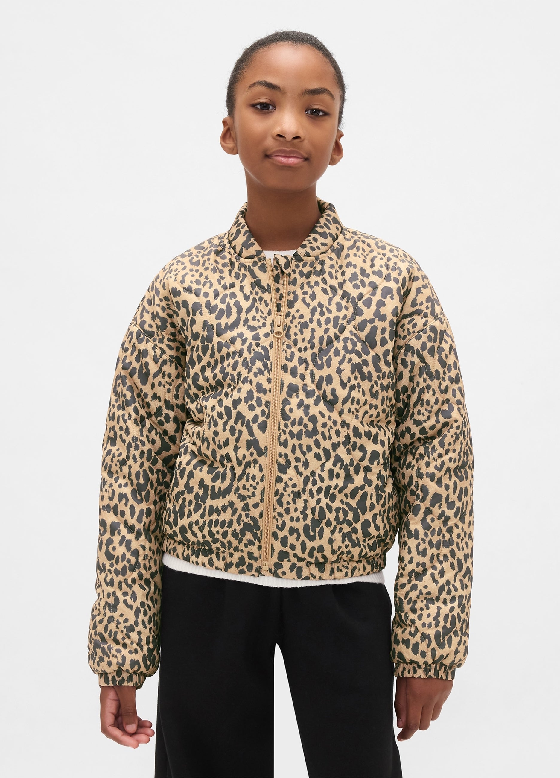 Giacca Bomber Leopardata