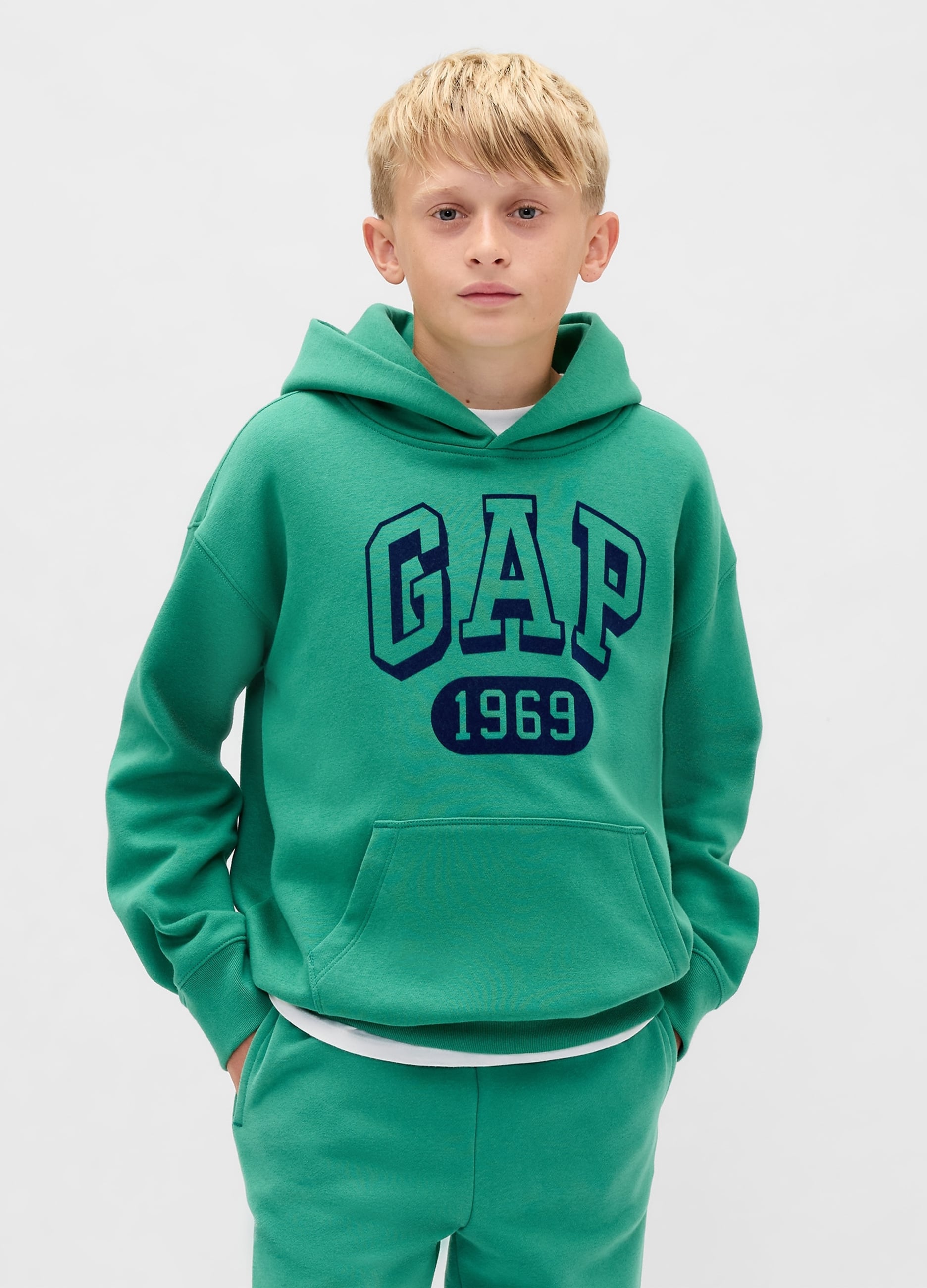 Felpa Con Logo Gap E Cappuccio