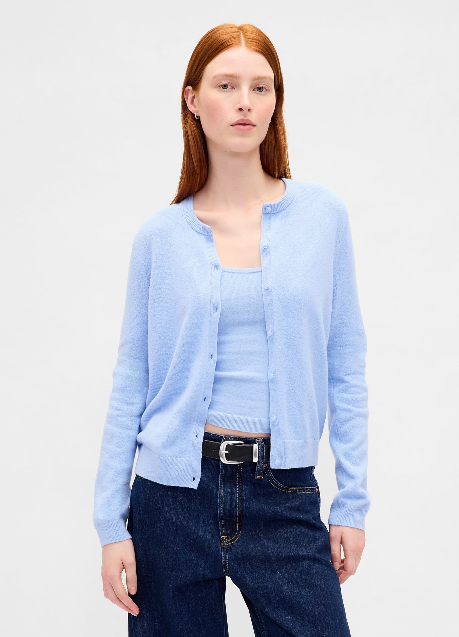 Cardigan Cashsoft In Misto Cotone
