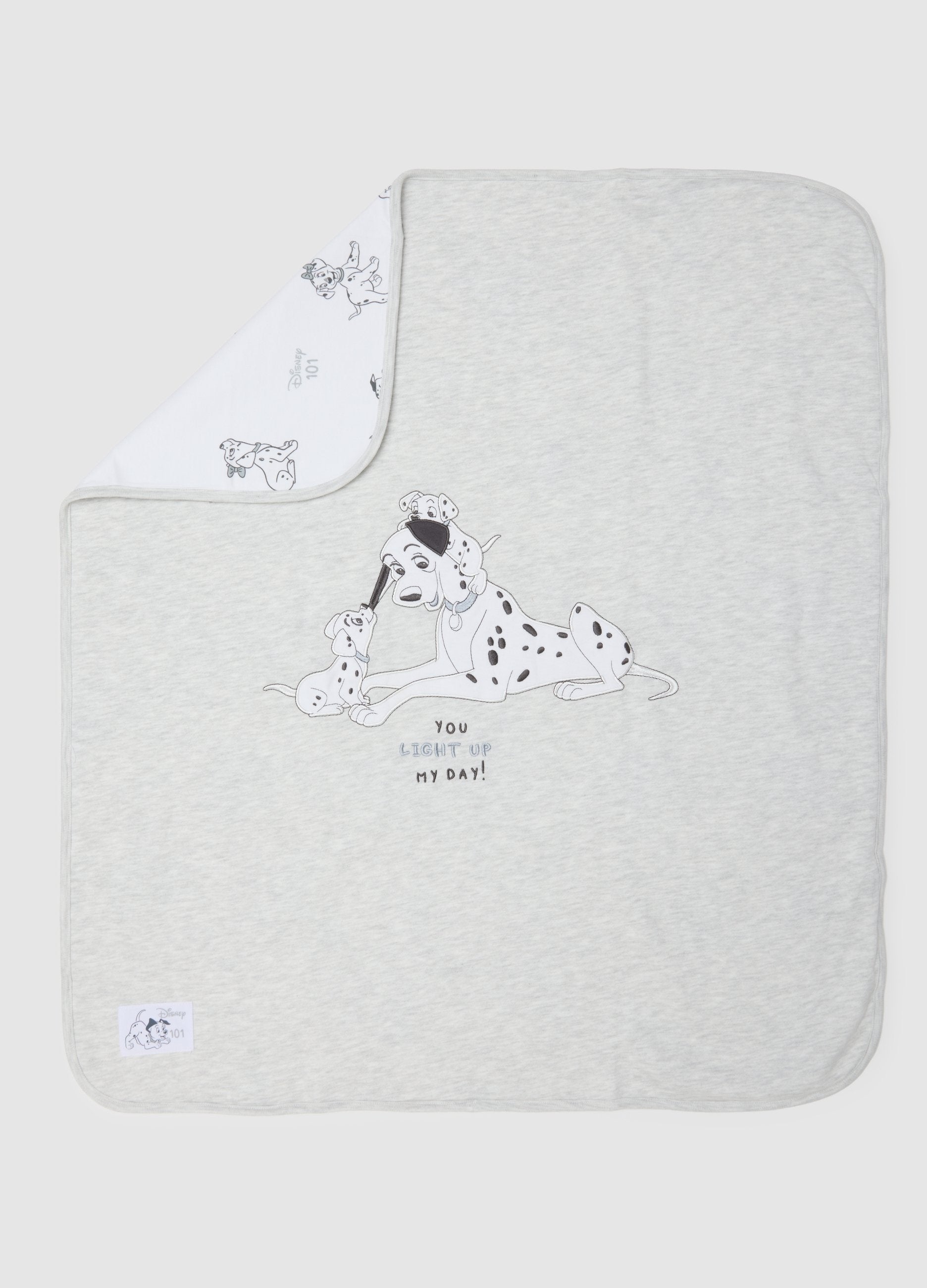 Copertina Multicolor Da Neonato In Puro Cotone Con Stampe