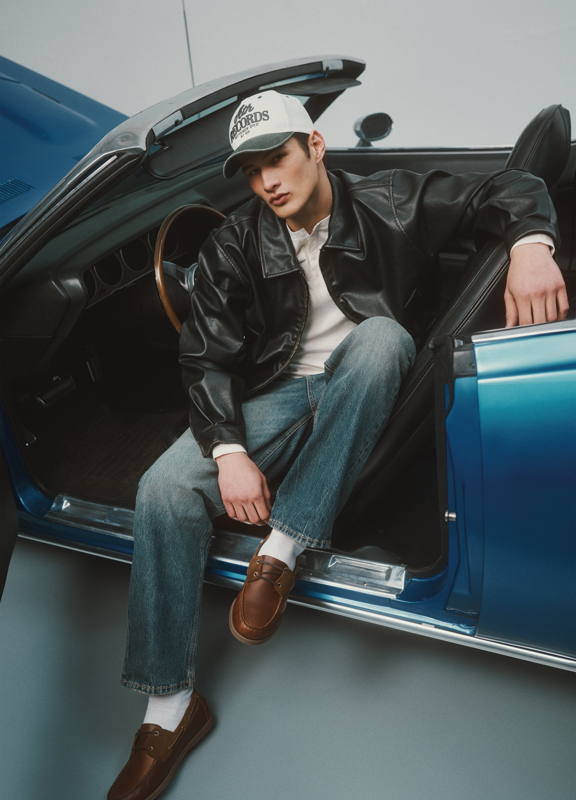 Giacca Imbottita Marrone Vestibilità Oversize Con Zip