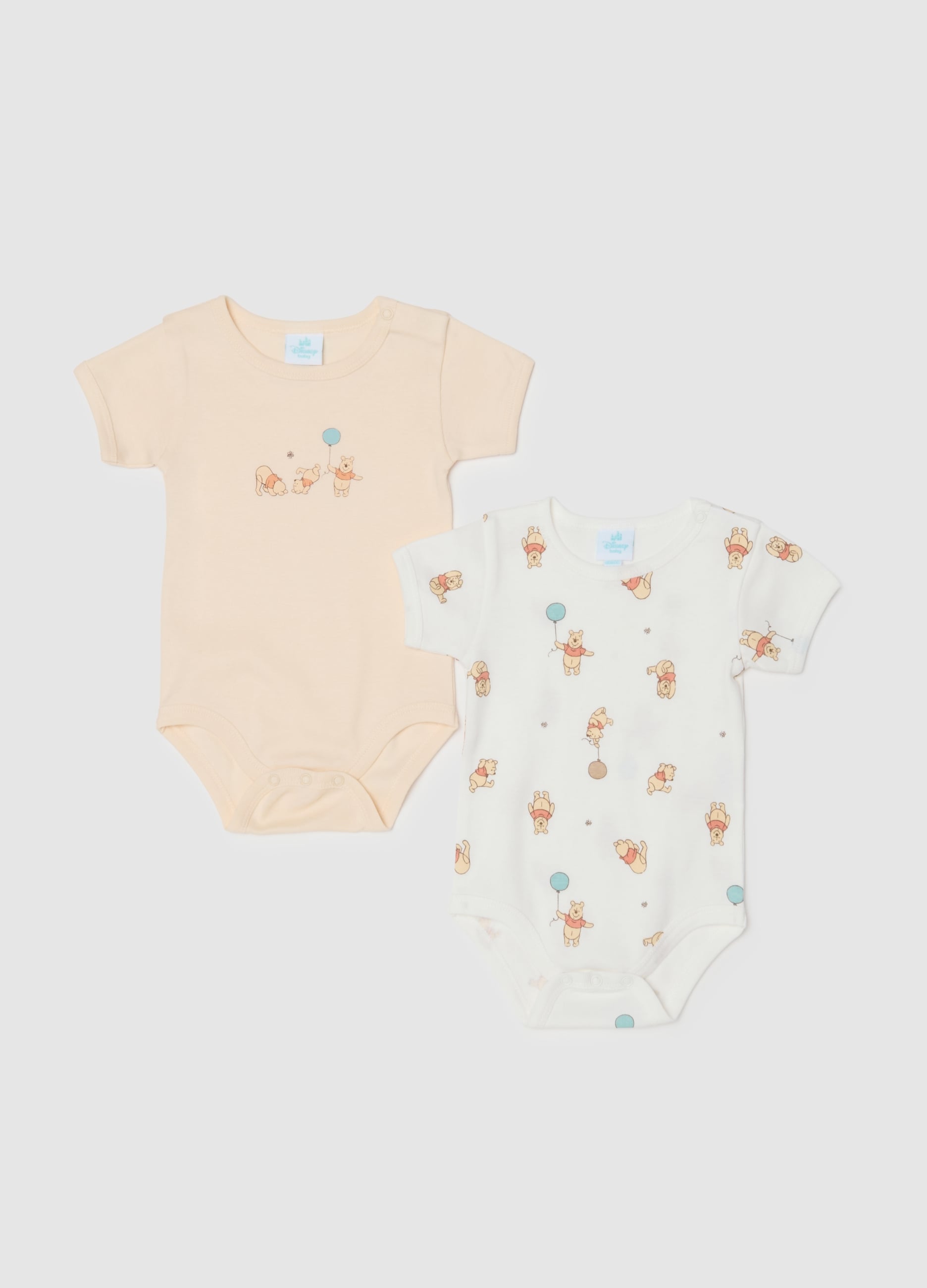 Bipack Body Multicolor Da Neonato In Puro Cotone Con Stampe