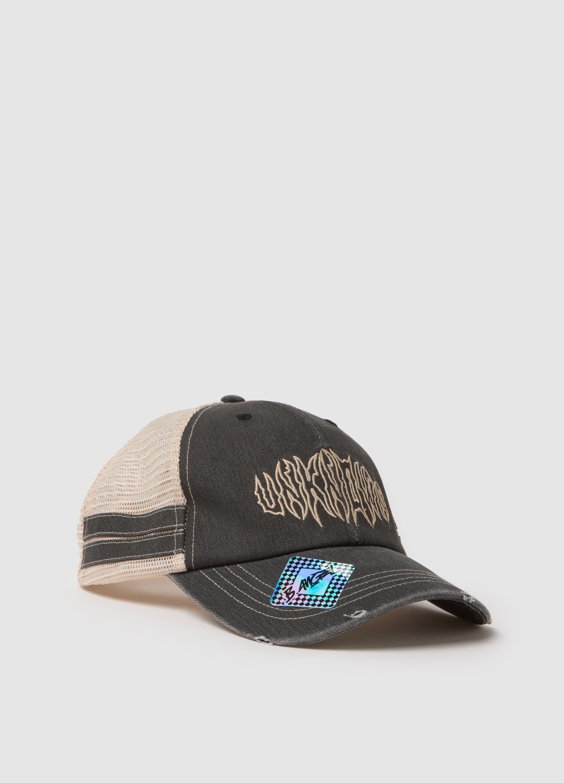 Cappello In Puro Cotone Multicolor Regular Fit Con Mesh E Scritte