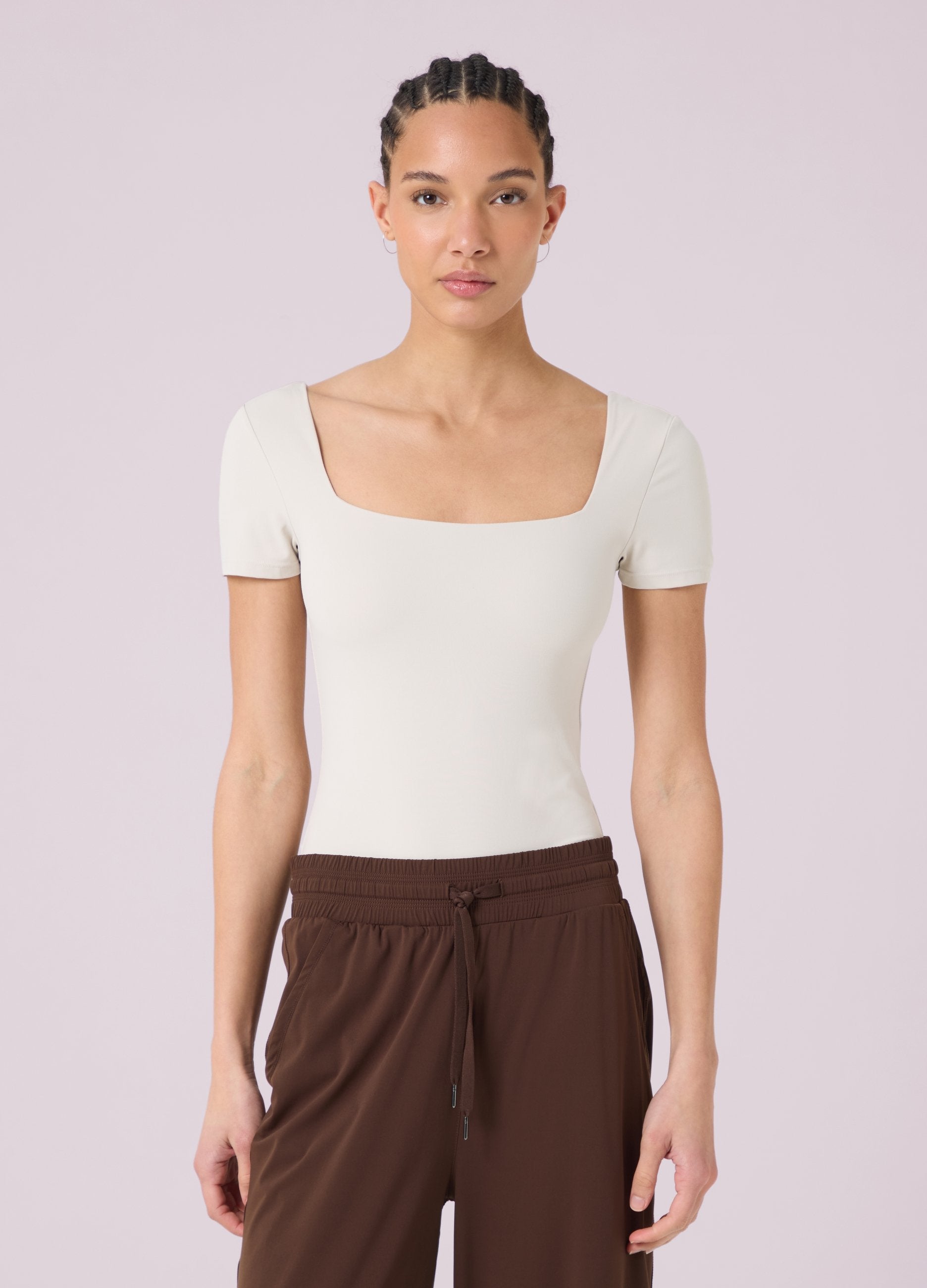 Body A Maniche Corte Con Scollo Squadrato Altavia Studio