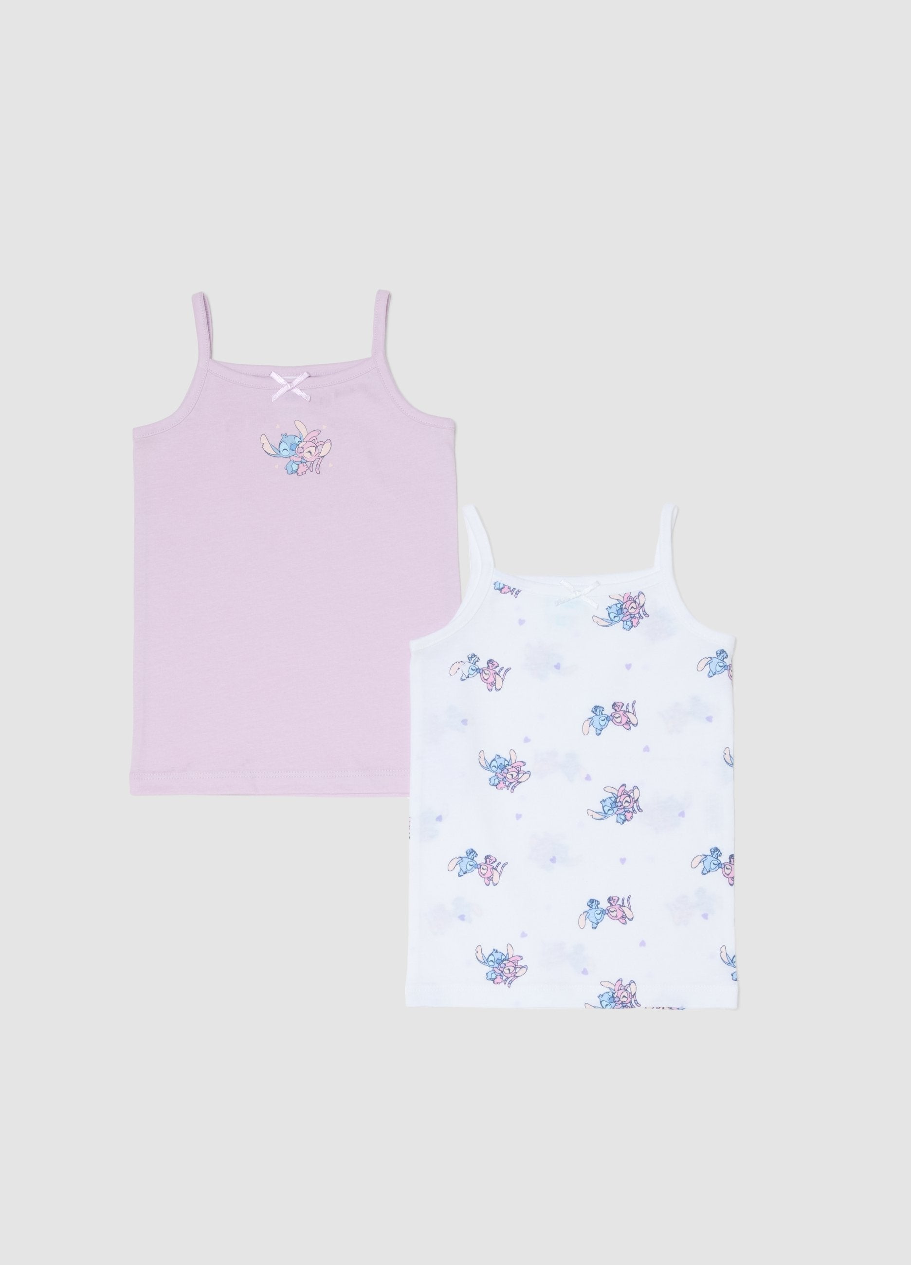 Bipack Canotte In Puro Cotone Multicolor Da Neonata Regular Fit