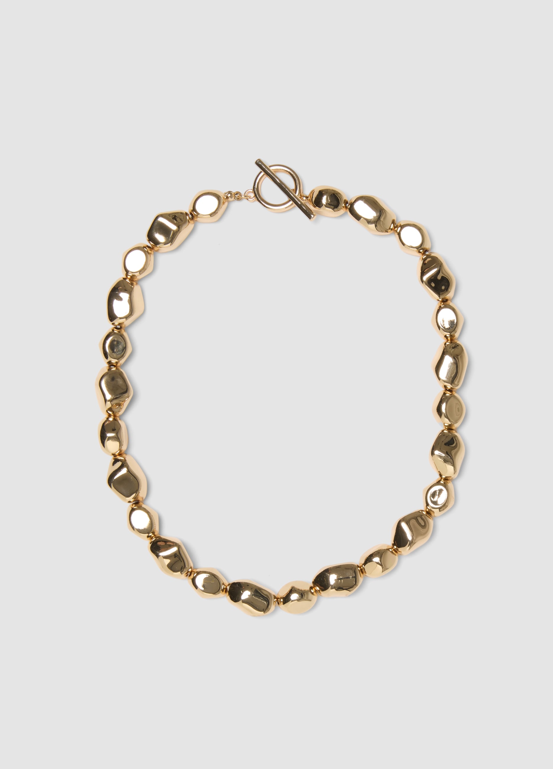 Collana Dorata A Maglie Irregolari