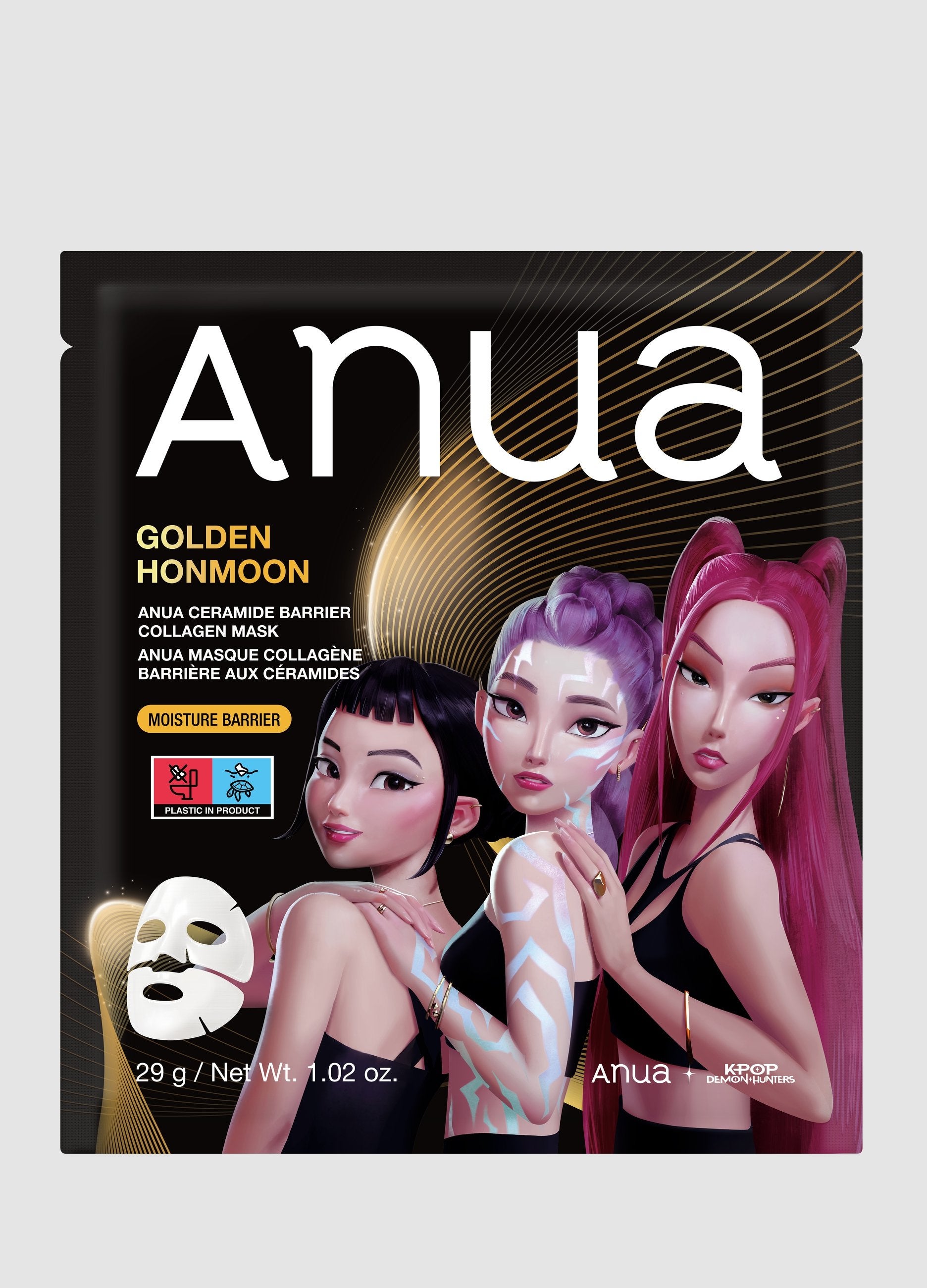 Ceramide Barrier Collagen Mask​ 29g - Anua Kpop Demon Hunters