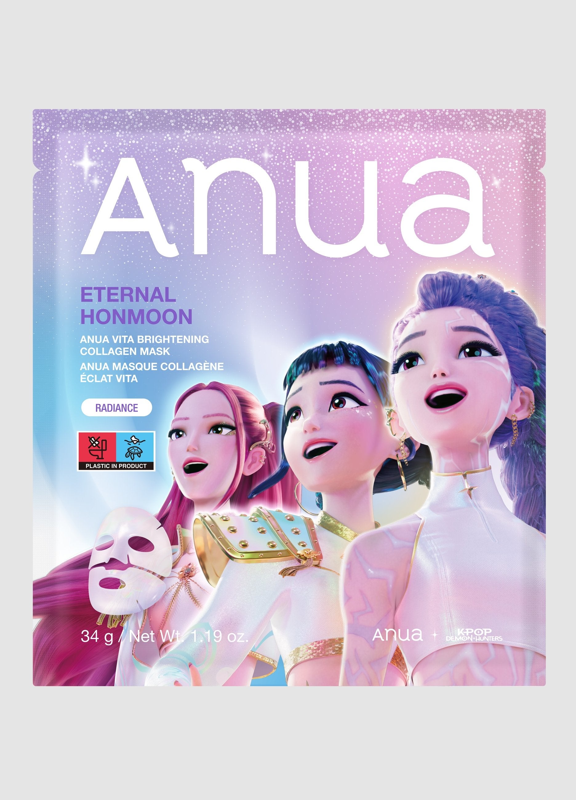 Vita Brightening Collagen Mask​ 34g - Anua Kpop Demon Hunters