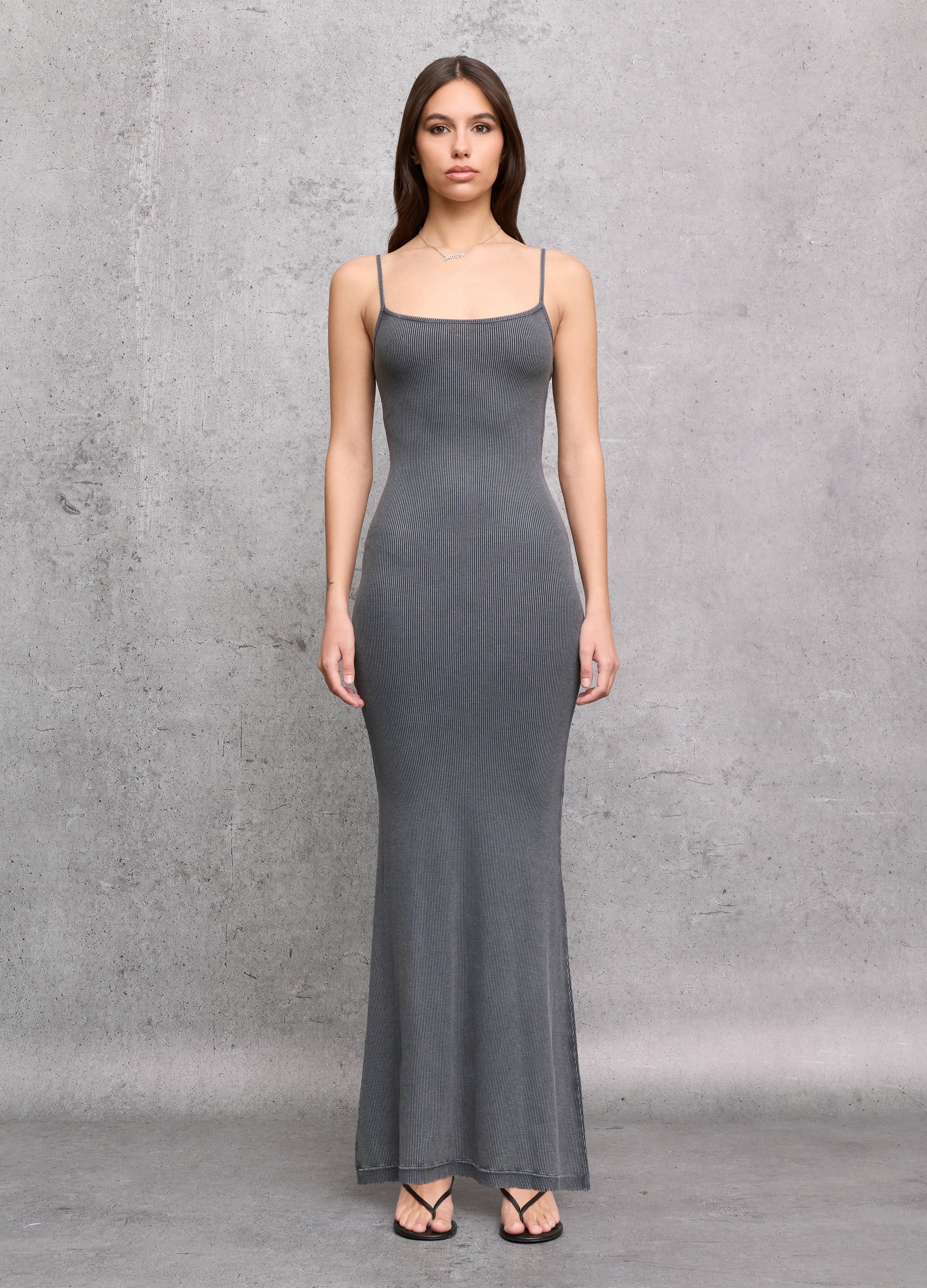 Long Dress Vintage Grey