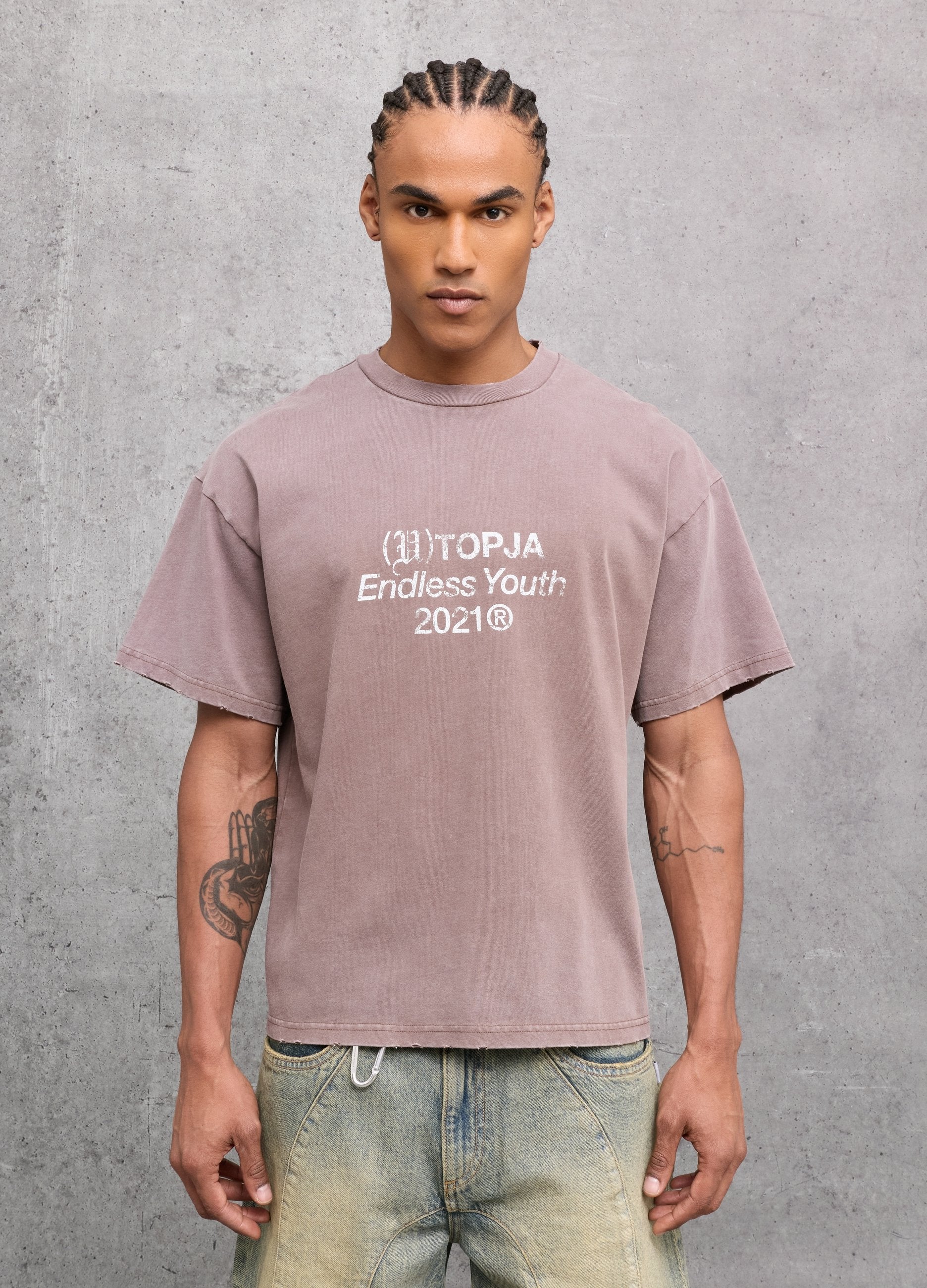 Sunfaded Oversize T-shirt Mocha