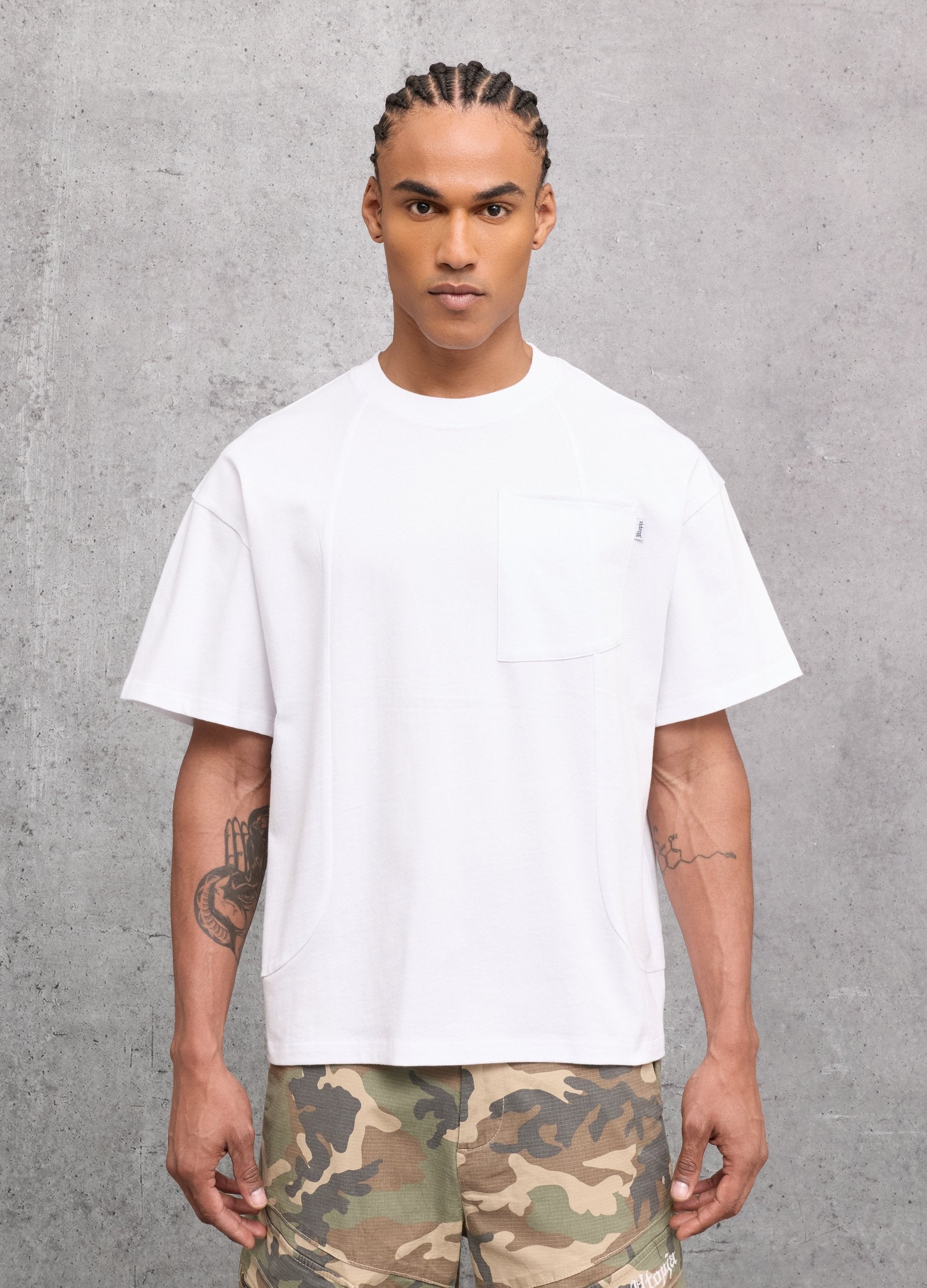 Graphic T-shirt Pocket White