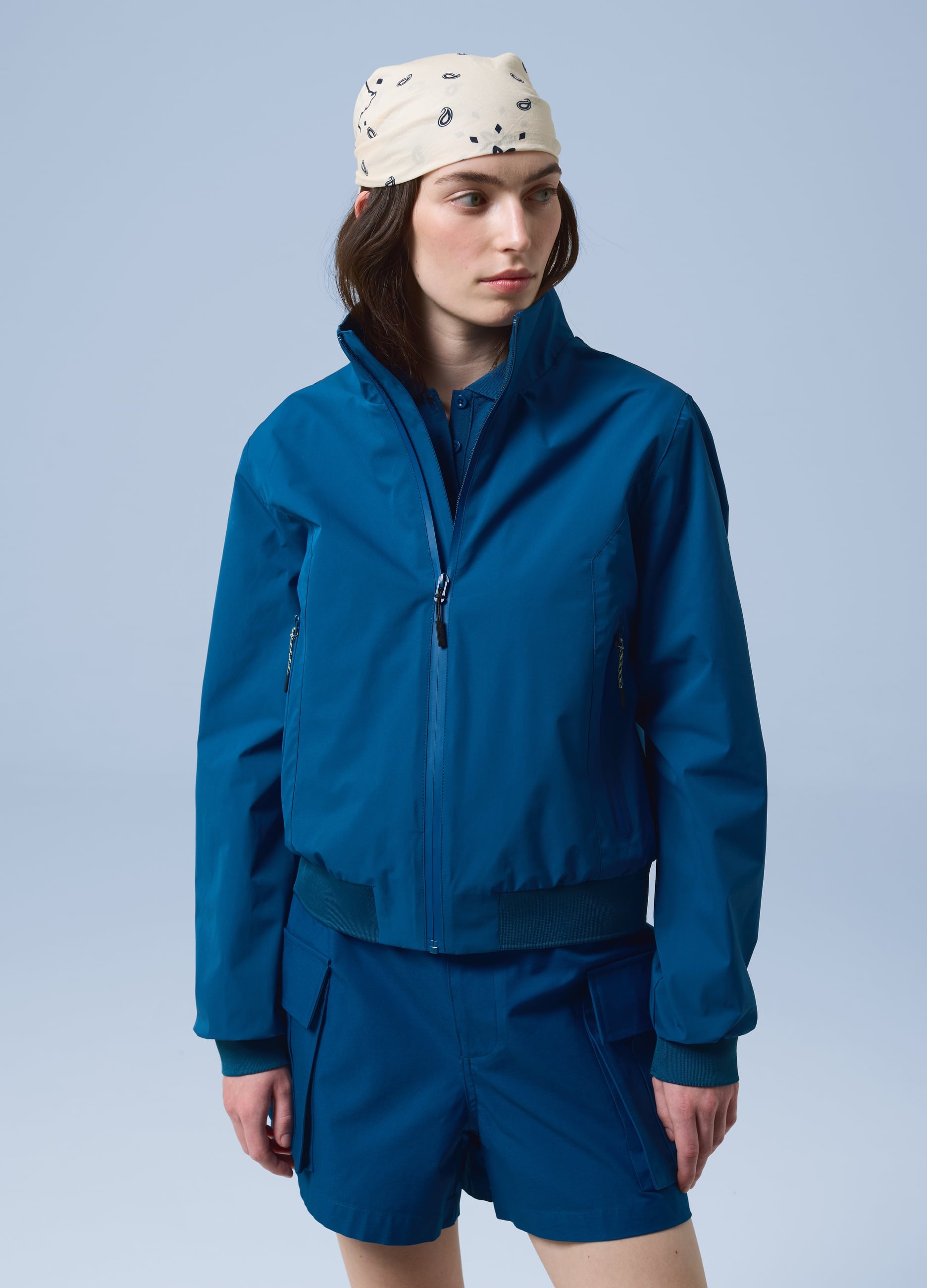 Giacca Sportiva Antivento Blu Con Zip Altavia Sailing