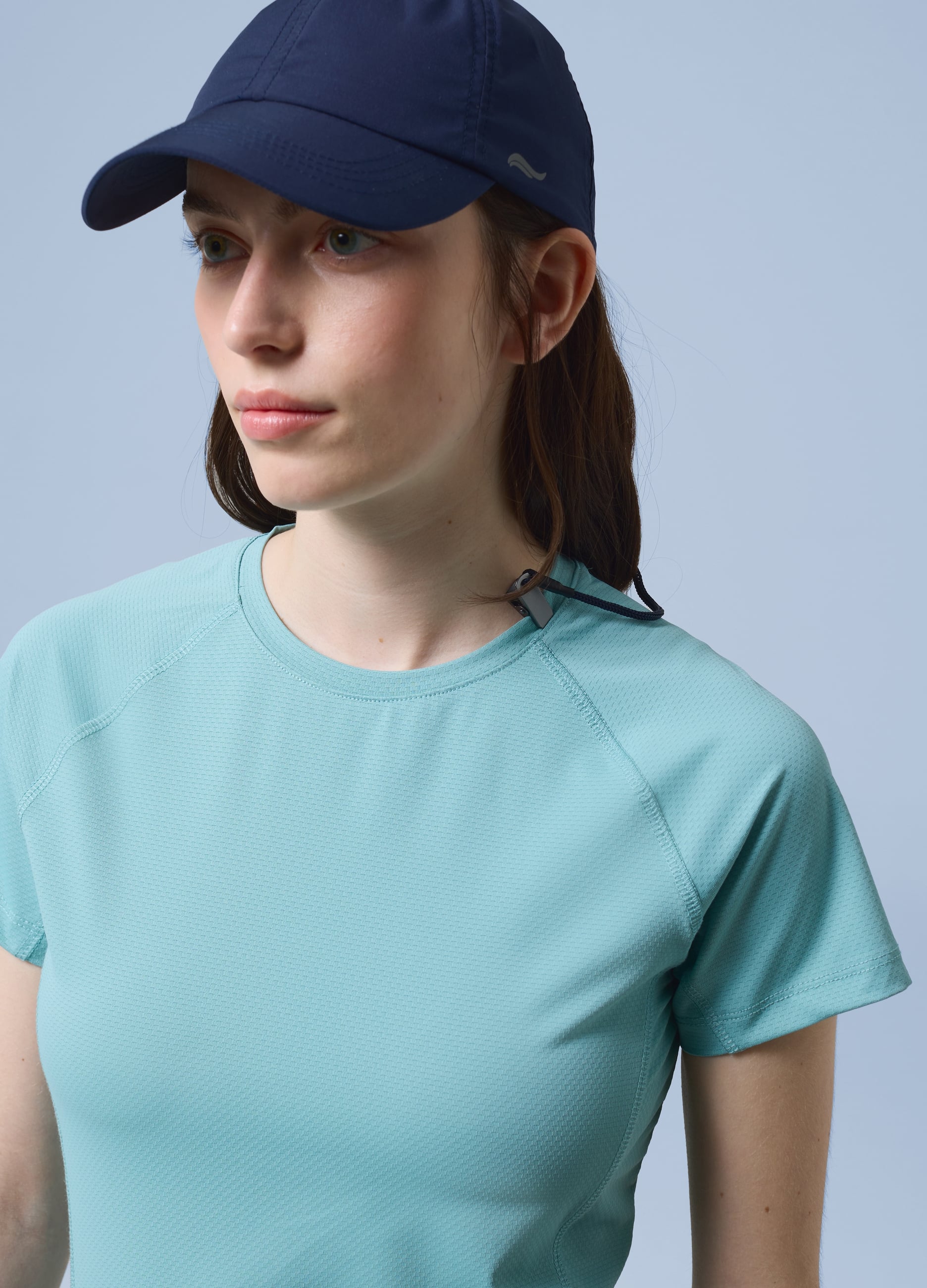 T-shirt Tecnica Verde In Tessuto Elasticizzato Altavia Sailing