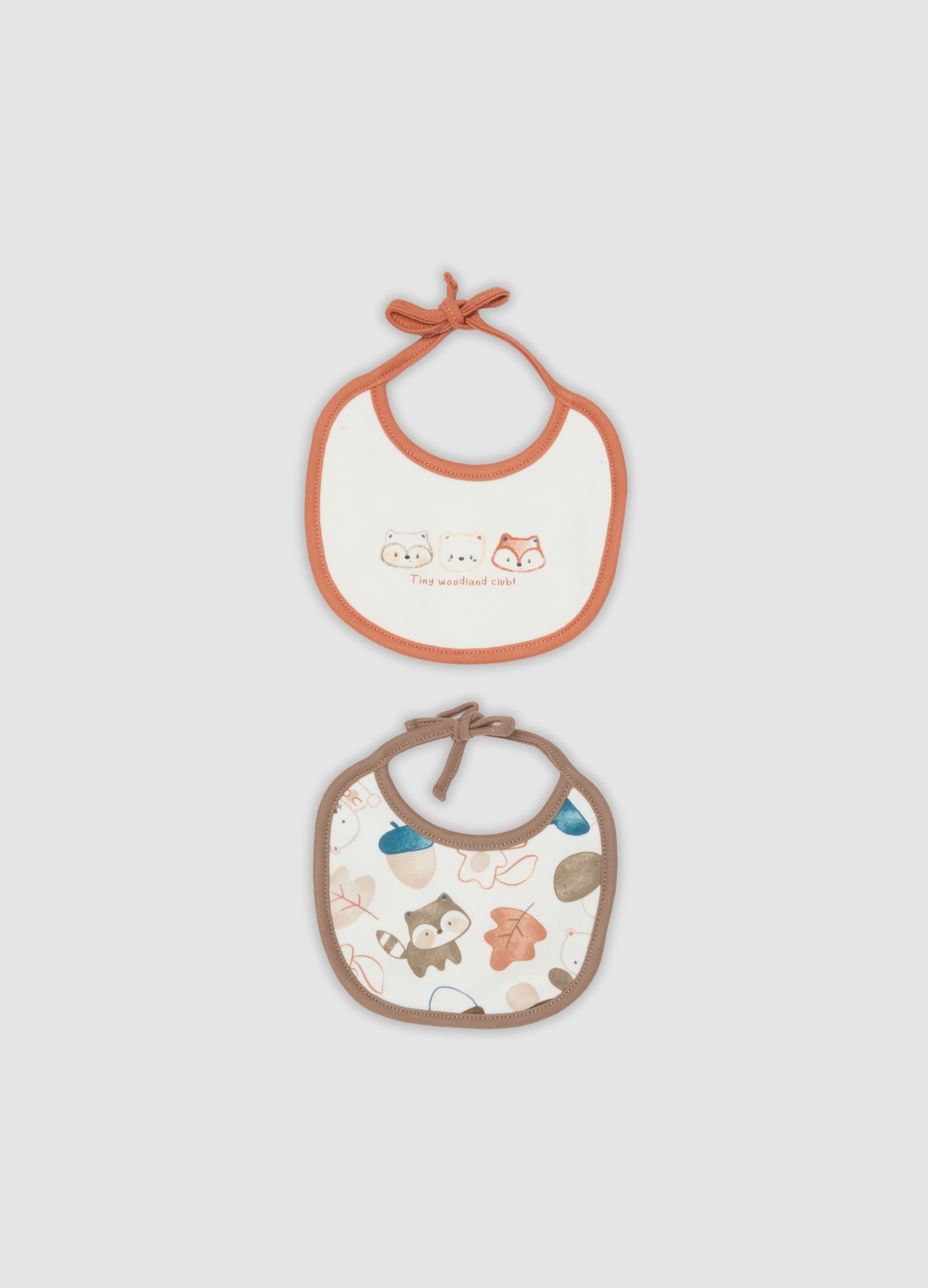 Bipack Bavaglini Bianchi In Puro Cotone Organico