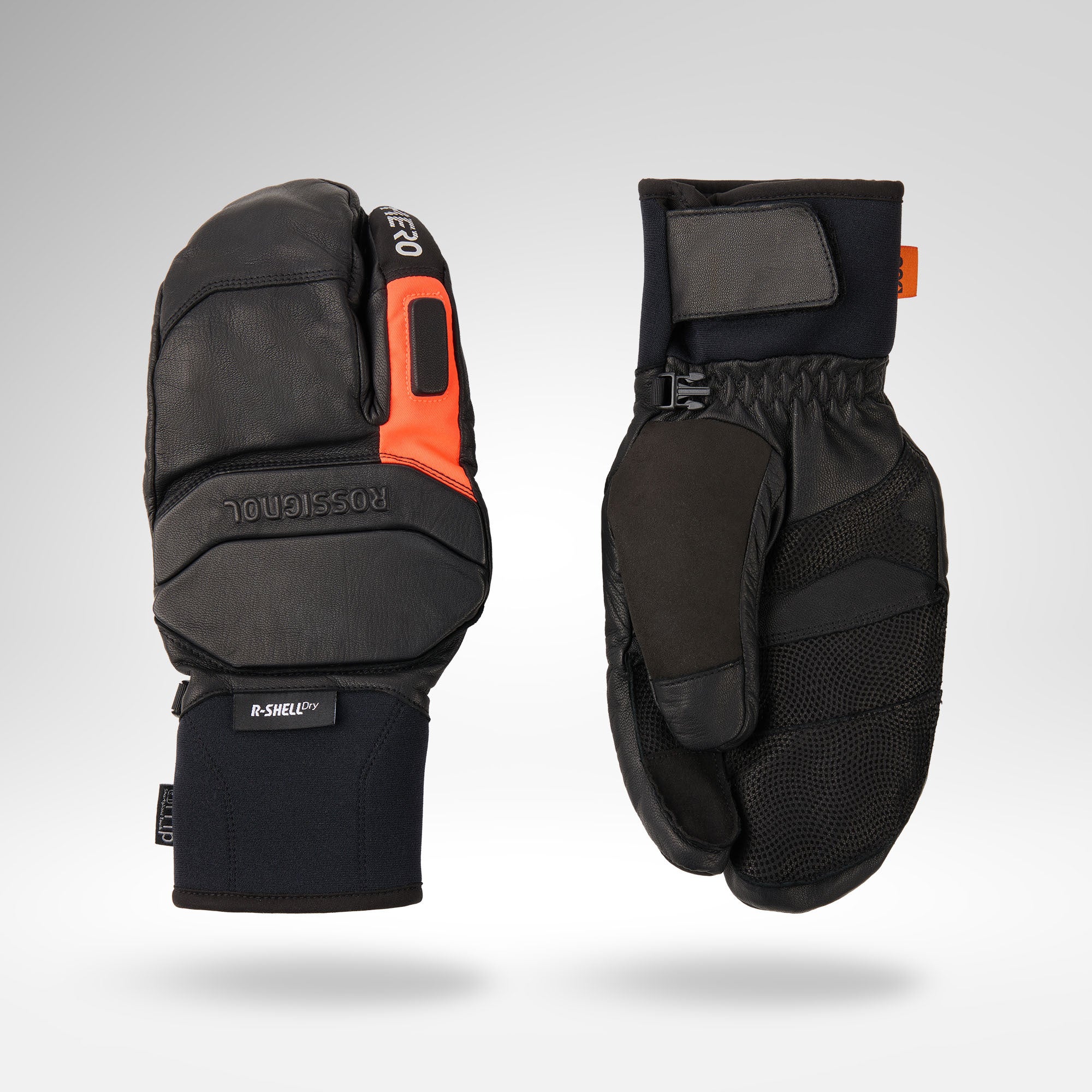 Gants de ski 3-Finger Hero R-Shell Dry pour hommes