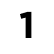 1 blanc