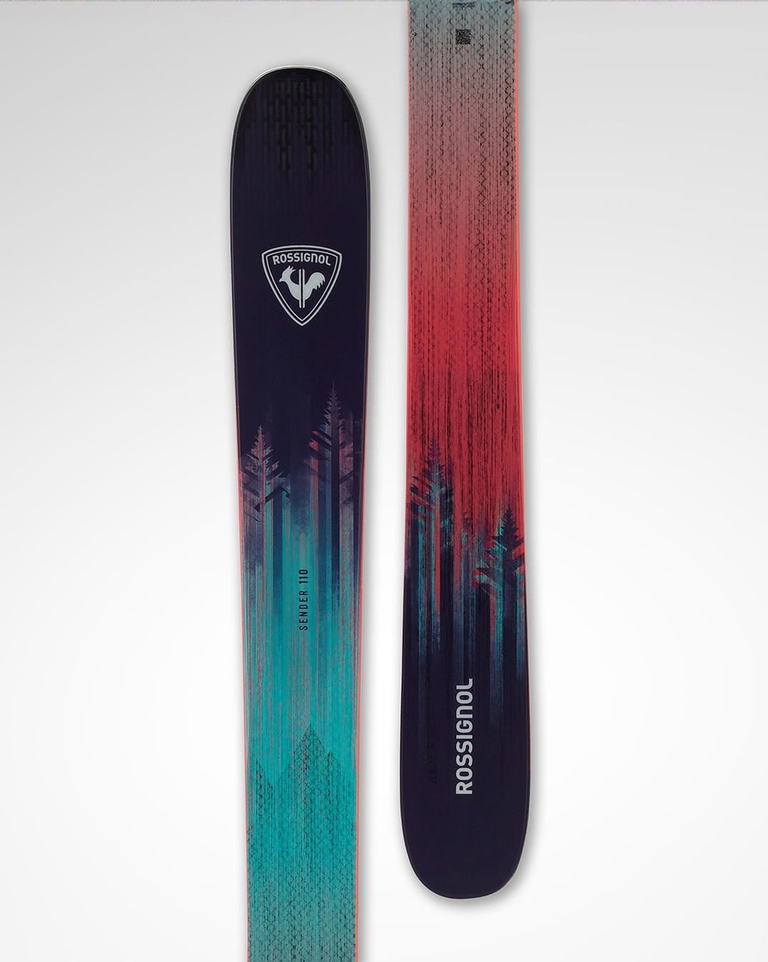 Skis freeride Rossignol Sender Soul conçus pour la poudreuse, le hors-piste et la polyvalence en montagne