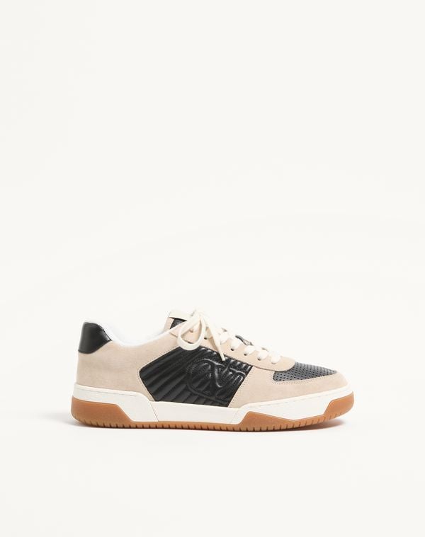 Sparry Trainer In Split Leather And Nappa 