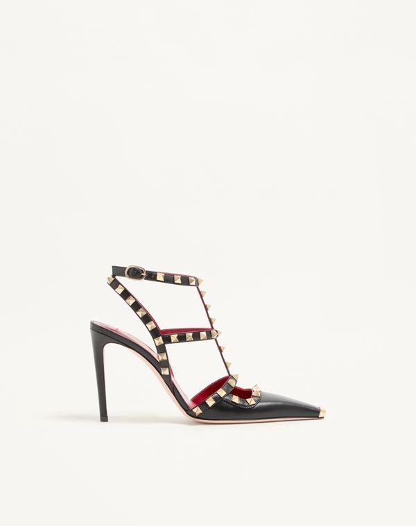 Rockstud Kidskin Pumps 100mm