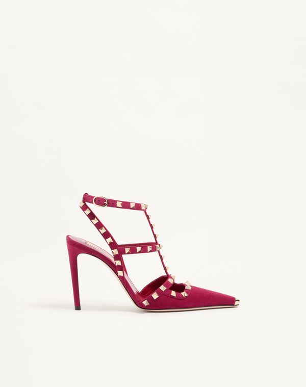 Rockstud Suede Pumps 100mm